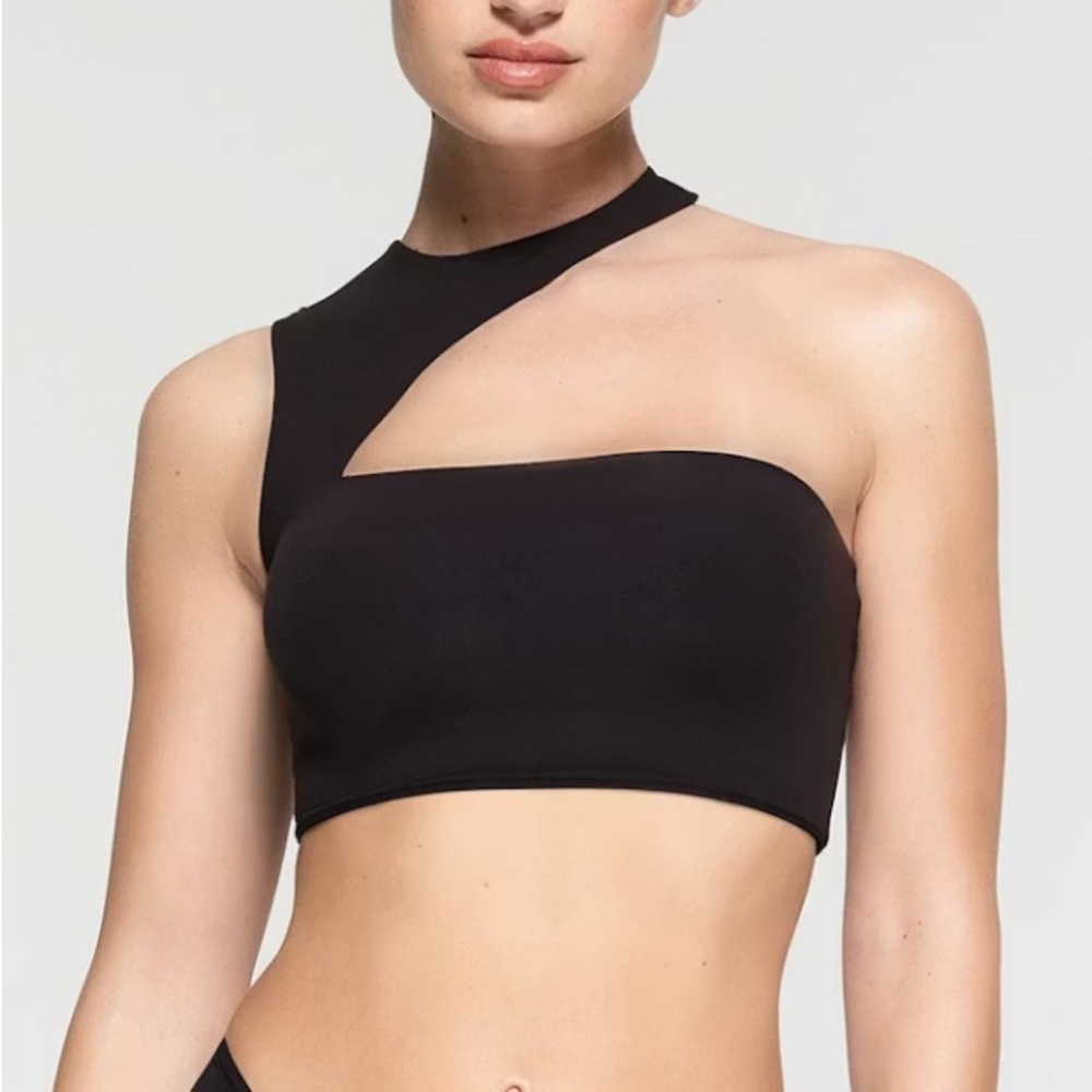 SKIMS Fits Everybody Neon Yellow Crop Top 2X NWT - Picture 5 of 5